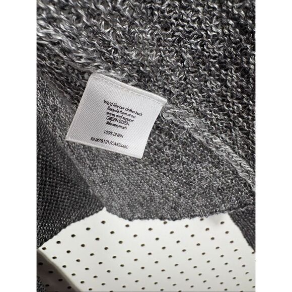 Eileen Fisher Linen open cardigan sweater size XL - Picture 4 of 4